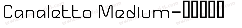 Canaletto Medium字体转换